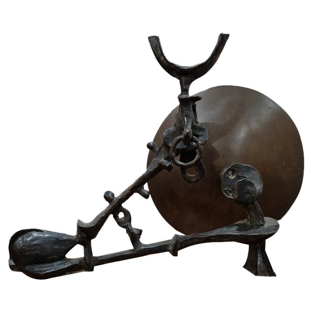 Riccardo Cassini, Fertility Sculpture, 1970s, Bronze For Sale
