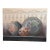 1990s Large Contemporary James Eagle Southwestern Pottery Mixed Media Painting For Sale