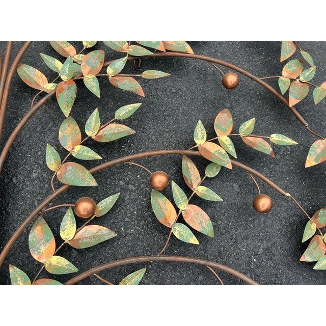 Large Mid Century Mixed Metal Tree of Life Wall Sculpture by Curtis Jere. For Sale - Image 15 of 18