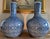 Pair of large Rare Chinese Antique Chinoiserie blue & white glazed Tianquiping vases. These magnificent vases are...