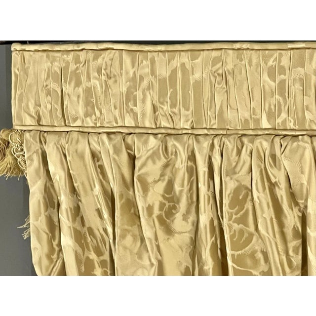 Single Cream Curtain on Valance, Window Treatment, Drapery For Sale In New York - Image 6 of 11