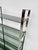 Silver Italian Chrome and Smoked Glass Bookcase, 1970s For Sale - Image 8 of 16