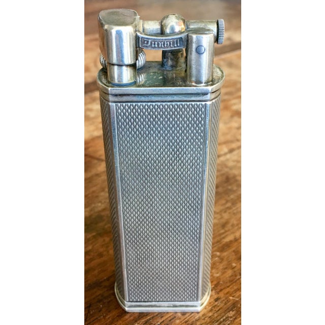 Vintage Dunhill Sylphide Silver Table Lighter Chairish