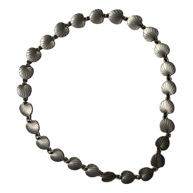 Vintage 830 Silver Necklace by Eiler & Marloe, Denmark, 1940s For Sale