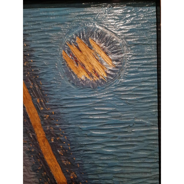 Giulio Marelli, Giulio Marelli, Composition 1968, Painting on Carved Wood, 1968, Wood For Sale - Image 4 of 14