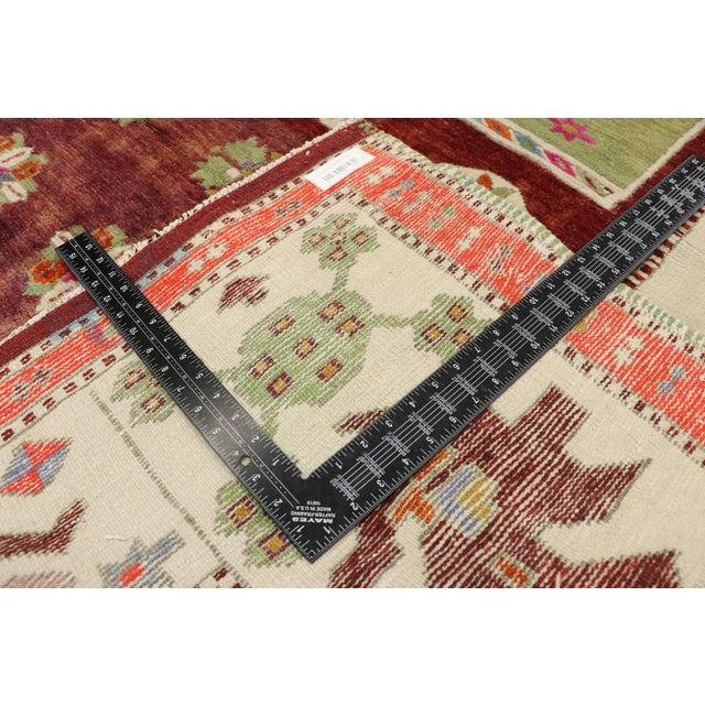 Late 20th Century Vintage Turkish Oushak Gallery Rug - 05'04 X 11'04 For Sale - Image 5 of 9