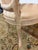 Wood Gustavian Reproduction Parlor Chair in Pleated Silk For Sale - Image 7 of 12