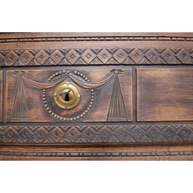 Antique Provincial Louis XVI Chest of Drawers For Sale - Image 11 of 18