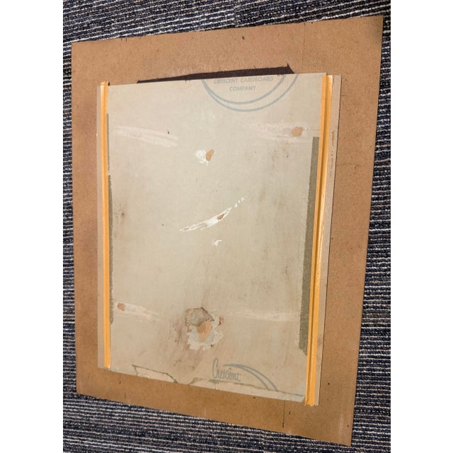 Original Art Pastel Painting by D. Miller of Actor Paul Newman (1968) For Sale - Image 12 of 12