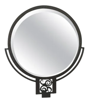 Edgar Brandt Wrought Iron Mirror