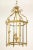 English Lacquered Brass Hexagonal Lantern For Sale - Image 3 of 12