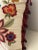 Shabby Chic 1970s Tapestry Crewel Embroidered Lumbar Pillow For Sale - Image 3 of 4