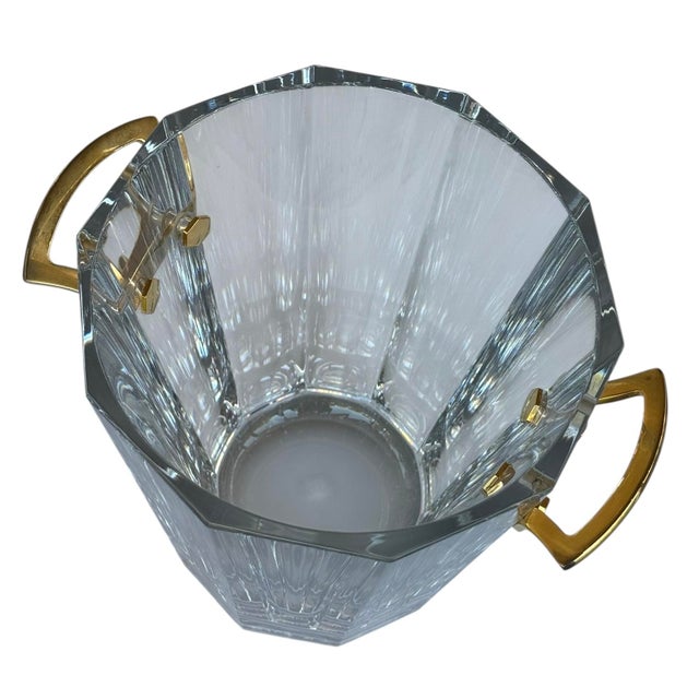 1970s Baccarat French Crystal Maxim Champagne Ice Bucket For Sale - Image 9 of 12