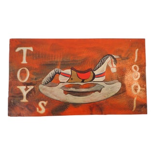 Hobbie Horse Rocking Horse Toy Sign For Sale