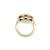 Natural Tourmaline Diamond Ring 14k W Gold 1.58 TCW Certified For Sale - Image 9 of 10