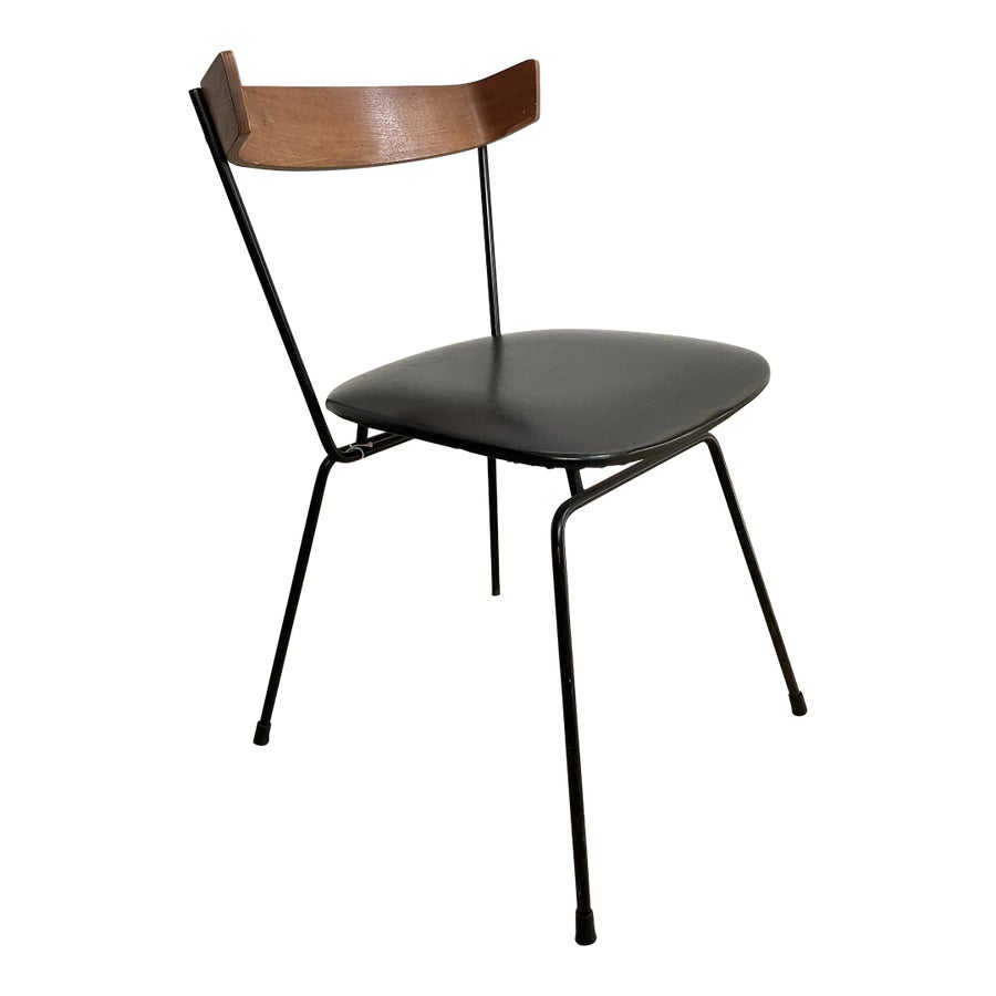 1950s Clifford Pascoe for Modernmasters Iron & Walnut Dining Chair