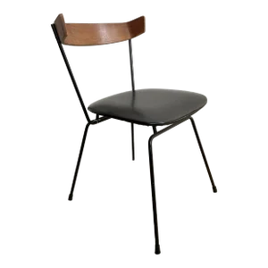 1950s Clifford Pascoe for Modernmasters Iron & Walnut Dining Chair