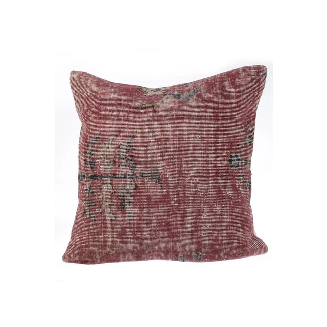 Distressed Pillow Cover For Sale - Image 4 of 4