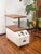 Vintage Famed Lamp Cart with Oak Tops, 1960s For Sale - Image 4 of 18