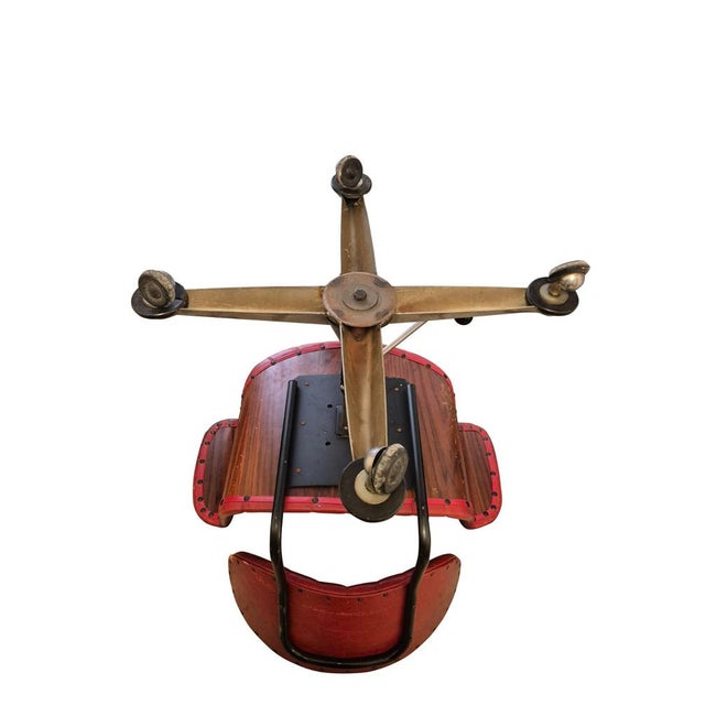 Vintage Italian Swivel Office Chair by Gastone Rinaldi for Rima, 1950s For Sale - Image 11 of 12