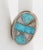 Vintage Southwestern Silver, Turquoise & Shell Ring For Sale In New York - Image 6 of 7