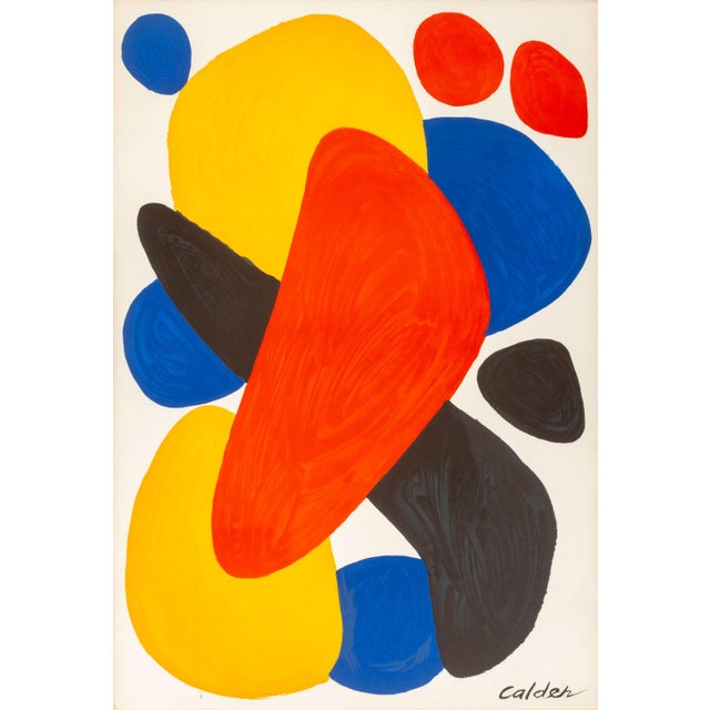 Alexander Calder (American, 1898-1976) "Boomerang", Lithograph in Colors on Arches Paper, 1974, signed in the plate, from...