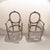 Almond Pair of Vintage Louis XVI Style Hand-Carved Faux Bois Wood Armchairs – Upholstery Ready For Sale - Image 8 of 10