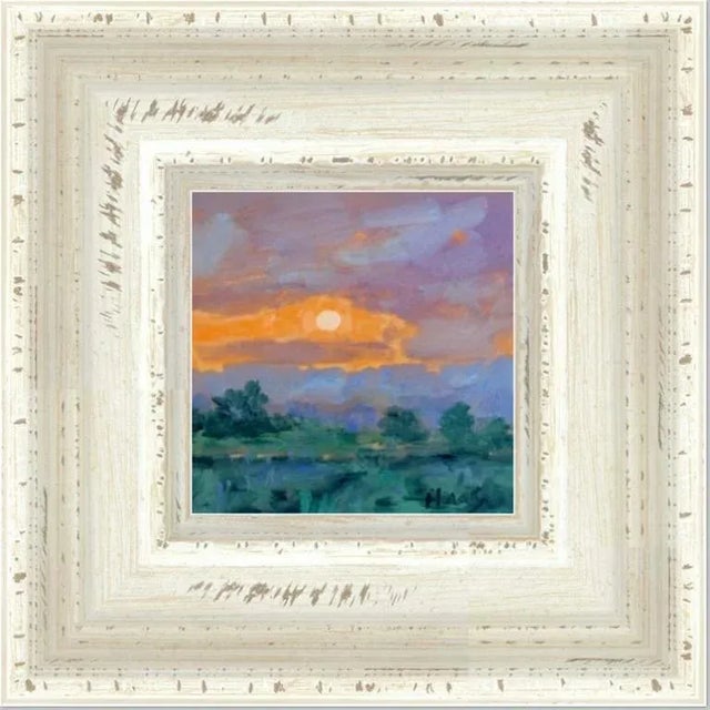 2020s Contemporary Sunset Oil Painting For Sale - Image 5 of 6