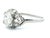 1920s Platinum Art Deco Diamond Engagement Ring, Size 6.25 For Sale - Image 9 of 11