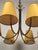 Large Austrian Chandelier with Six Shades in Brass from Josef Frank, 1954 For Sale - Image 3 of 15