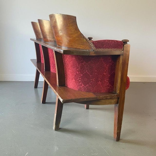 Victorian Theatre Seat Row from Theatre Royal Brighton For Sale - Image 13 of 14
