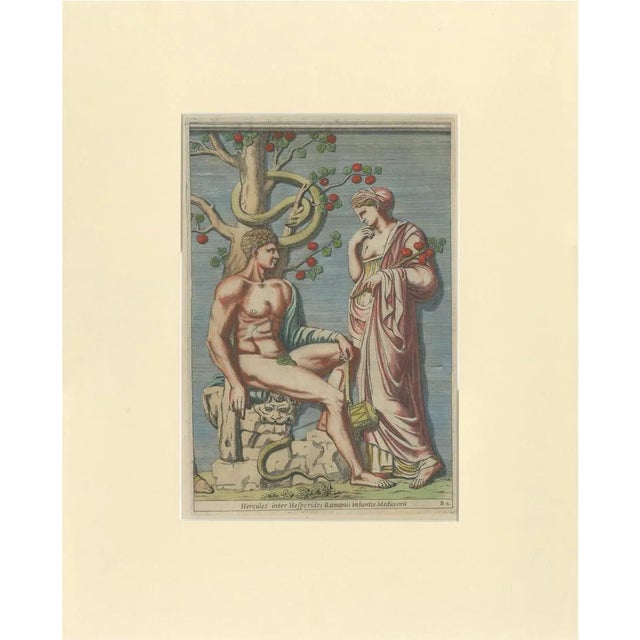 Ferrari, Illustration of Hercules in the Garden of the Hesperides, 1646, Print For Sale