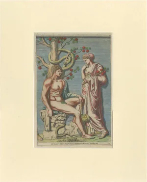 Ferrari, Illustration of Hercules in the Garden of the Hesperides, 1646, Print