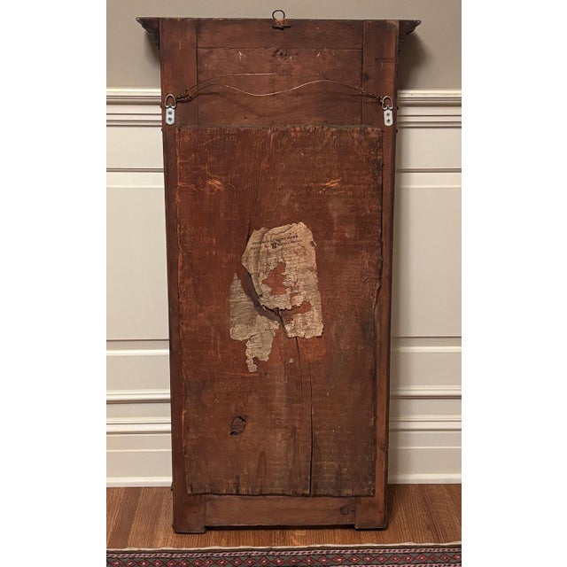 Traditional 19th Century Walnut Carved Mirror For Sale - Image 3 of 5