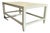 Made Goods Faux Shagreen Off White Coffee Table For Sale