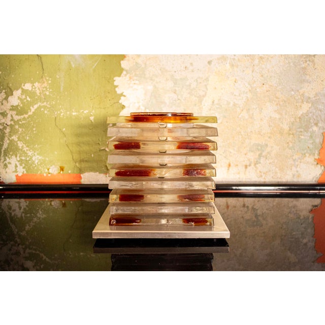 1970s Murano Glass Table Lamp by Albano Poli for Poliarte, 1970s For Sale - Image 5 of 5