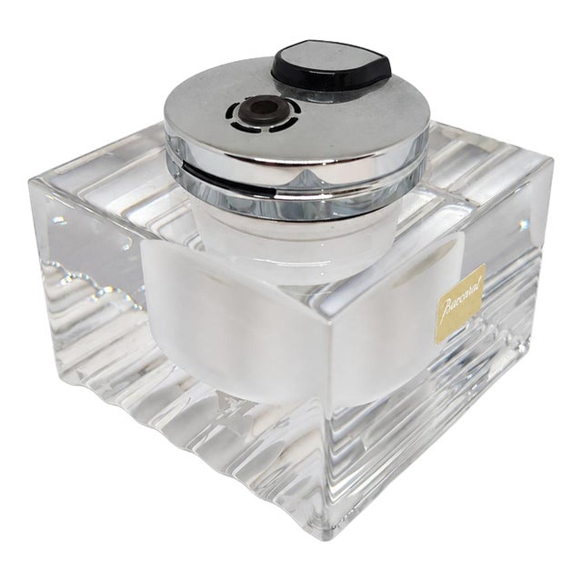 Crystal Table Lighter from Baccarat For Sale