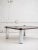 Mid Century Italian Lacquered Wood and Chrome Coffee Table For Sale - Image 4 of 9