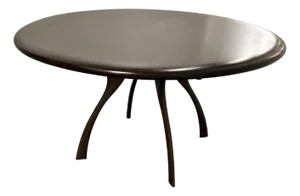 Custom Sculptural Solid Wood Round Dining Table | Manifesto Design Group