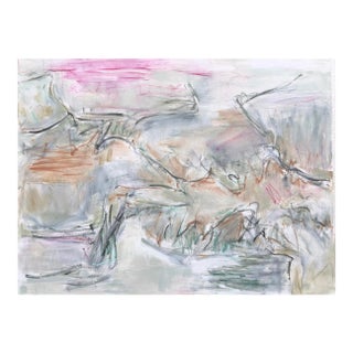 "Canyon" by Trixie Pitts Abstract Expressionist Landscape Oil Painting For Sale