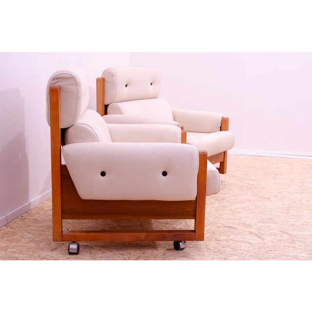 Set of Vintage Scandinavian Style Armchairs, 1970 For Sale - Image 9 of 18