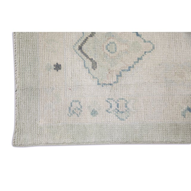 Textile Modern Handmade Turkish Oushak Rug 9'3"x12'7" For Sale - Image 7 of 7
