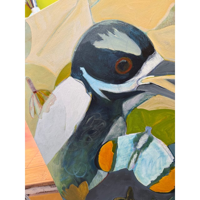 Paint “Garden Life” a Bird Painting by LWren Walraven For Sale - Image 7 of 11