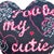 Contemporary Velvet "Cutie-Patootie" Custom Made Sculpted Heart Pillow, Original For Sale - Image 3 of 6