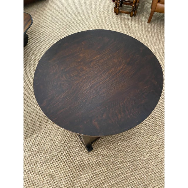 Antique Monks Chair with Storage For Sale - Image 9 of 13