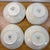 Ceramic 1950s Set of 4 Mid-Century Modern Red Wing Pottery "Random Harvest" Round Vegetable Serving Pasta Bowls For Sale - Image 7 of 7