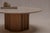 Mid-Century Modern Coffee Table in Oak and Travertine, 1970s For Sale - Image 3 of 11
