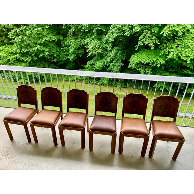 Art Deco Chairs in the style of Christian Krass, 1920s, Set of 6 For Sale - Image 6 of 18