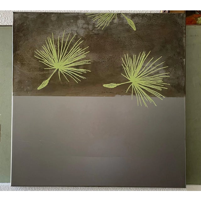 Marjan Eggremont, Patina & Silkscreen Painting on Steel Canadian Contemporary Art Marjan Eggermont, 2006 For Sale - Image 11 of 12
