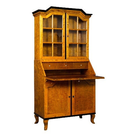 Practical Secretaire with Hutch For Sale